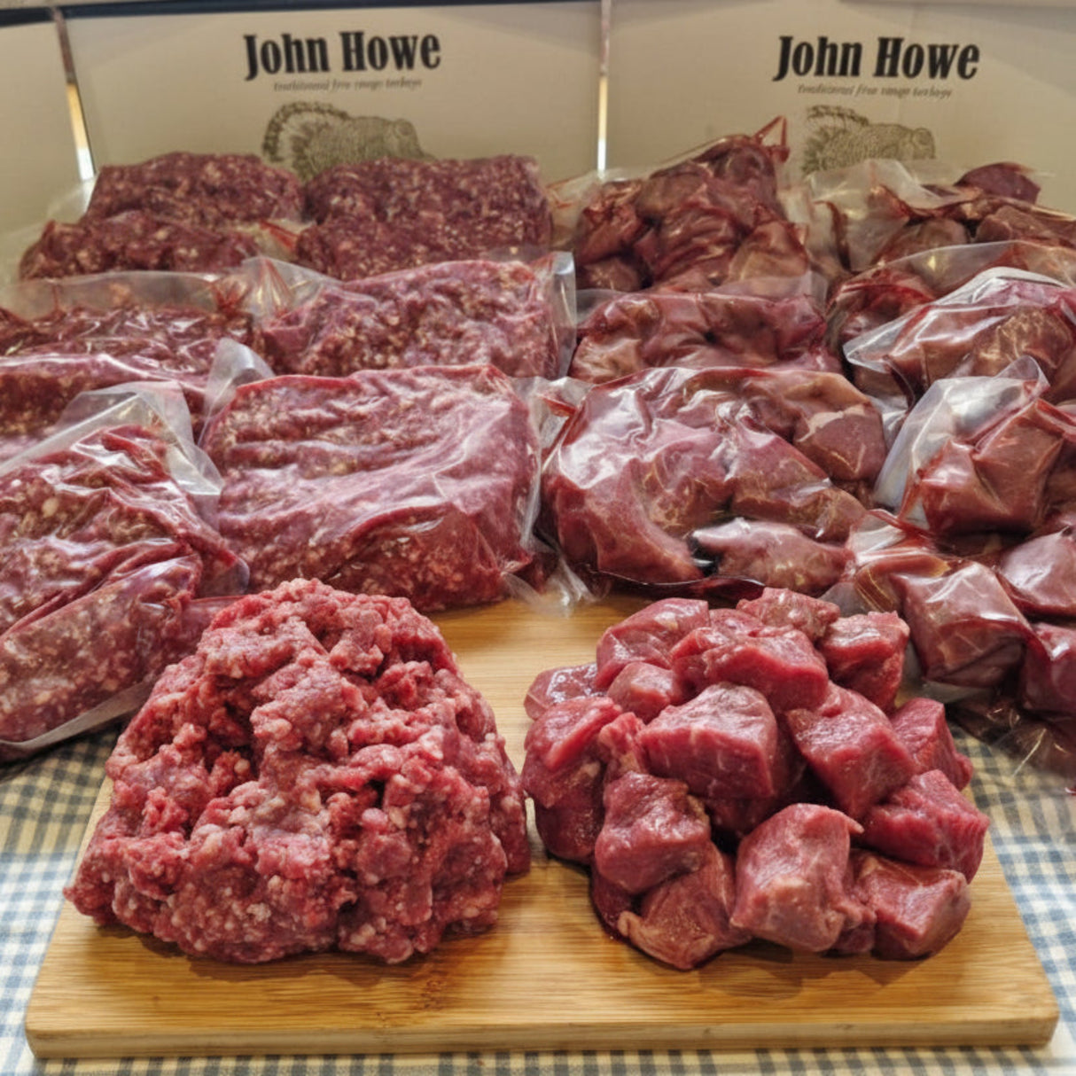 Diced Beef & Steak Mince Box
