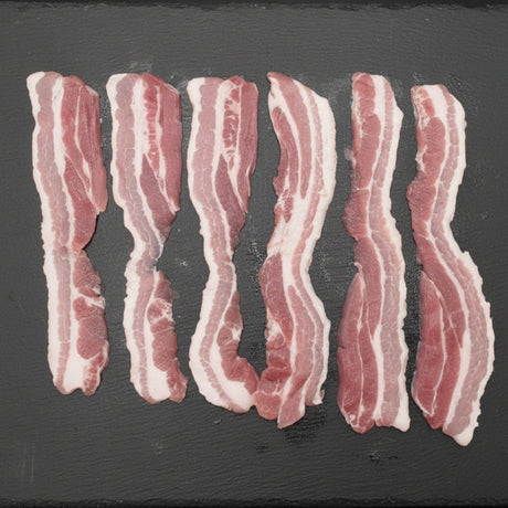 Dry Cured Unsmoked Streaky Bacon