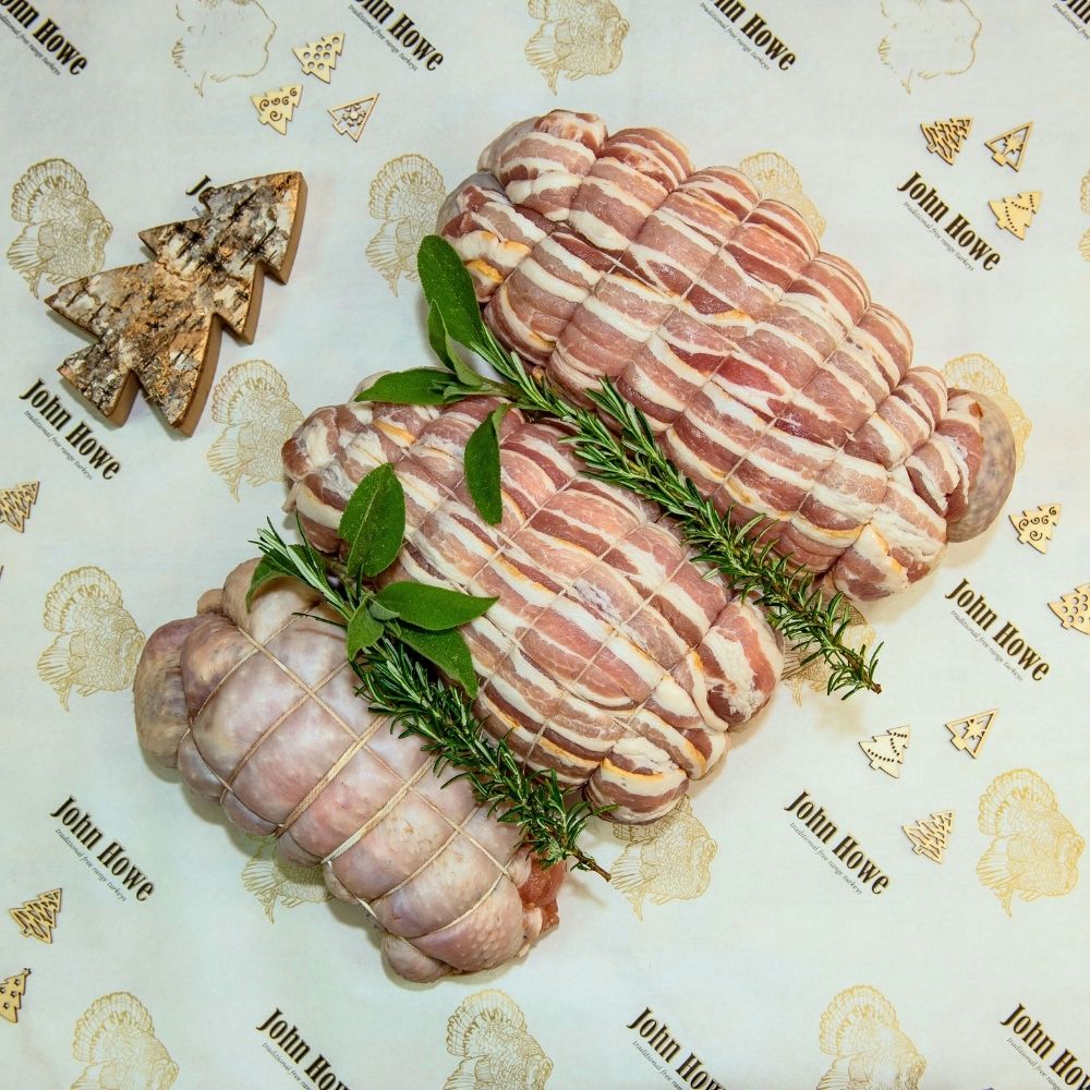 White Free Range Turkey Breast Roll 3