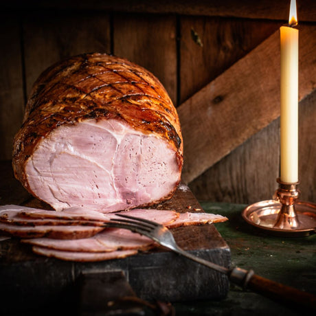 Slow Roasted English Ham with Marmalade and Dijon Mustard Glaze